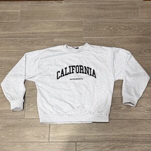 Edikted Women’s Gray Crewneck Size S